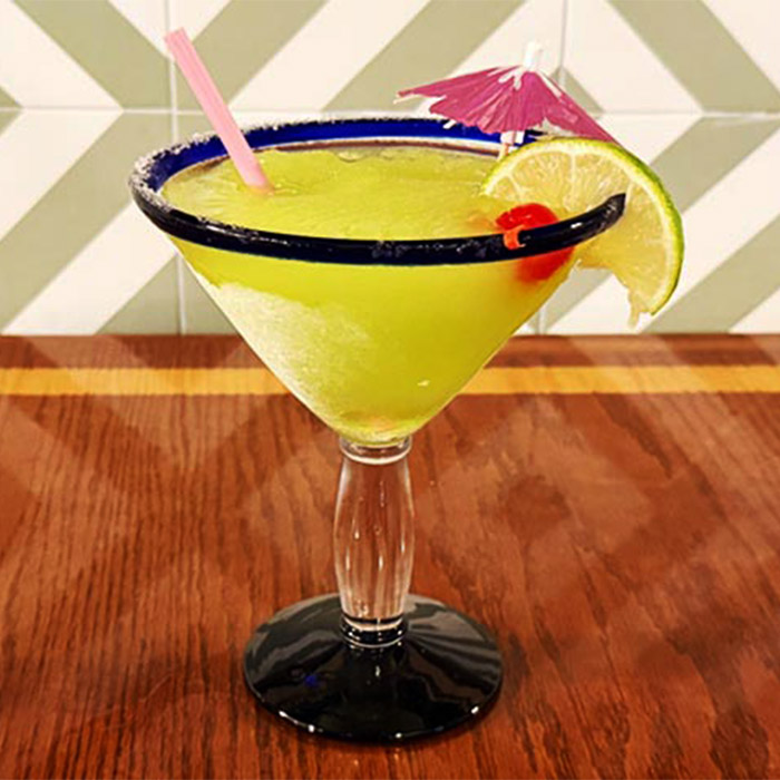 Margaritas on the bar